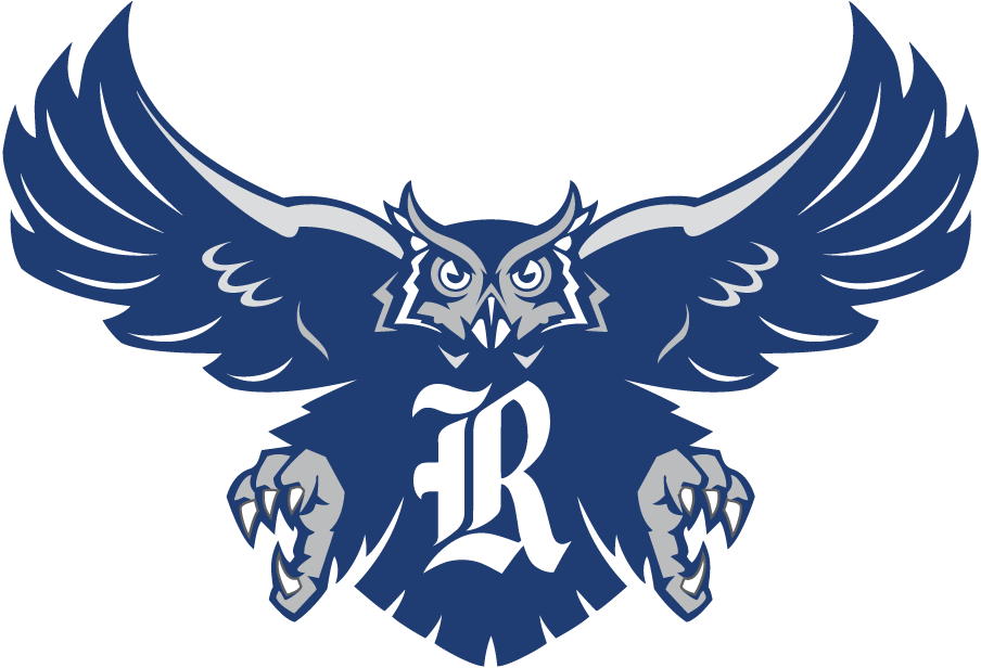 Rice Owls 2010-2016 Secondary Logo iron on paper